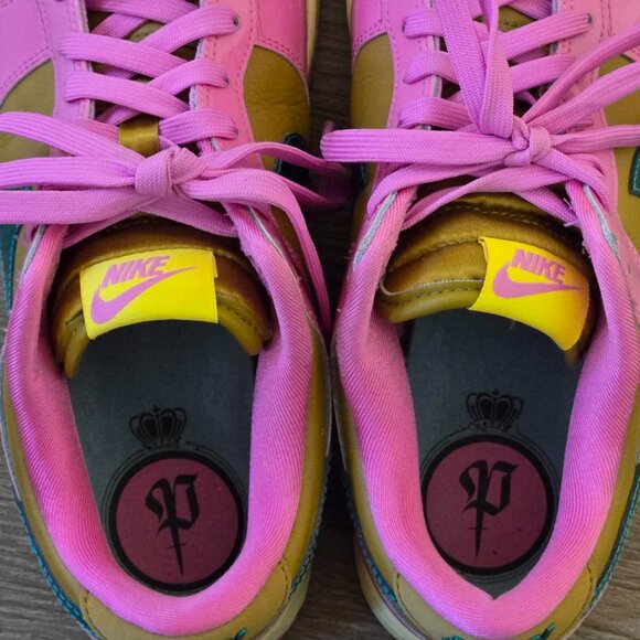 Nike Parris Goebel x Dunk Low Shoe Womens Size 9 Mens 7.5 Playful Pink Sneakers - Picture 7 of 10